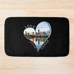 Love Austin Texas Bath Matt