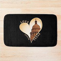 Love Austin Texas Bathmat