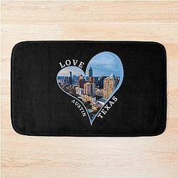 Love Austin Texas Bath Mat