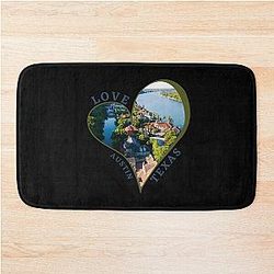 Love Austin Texas Bath Mat
