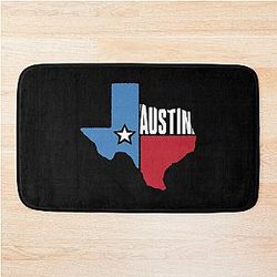 Austin Texas Bath Mat