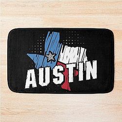 Austin Texas Bath Mat
