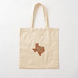 Austin Texas 512 Cotton Tote Bag