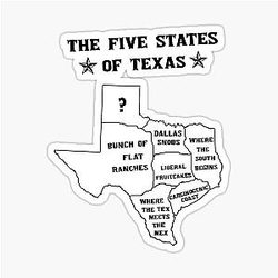 The States of Texas Sticker