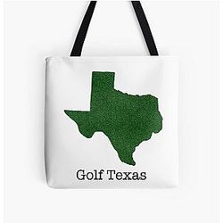 Golf Texas All Print Tote Bag