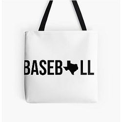 Texas Baseball Tote Bag