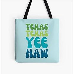 Texas (Greenbelt) All Over Print Tote Bag
