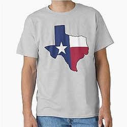 Texas Flag on the greatest state in America Texas Classic T-Shirt