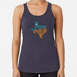 Vintage Texas State Longhorn Racerback Tank Top