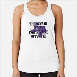 Purple Texas Racerback Tank