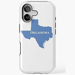 Oklahoma Tough Texas Funny iPhone Case