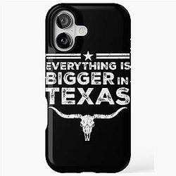 Everything is bigger in Texas iPhone Case