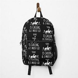 Texas Is Calling and I Must Go print Backpack