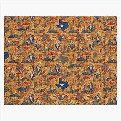 Texas Fabric Art Lone Star State Jigsaw Puzzle