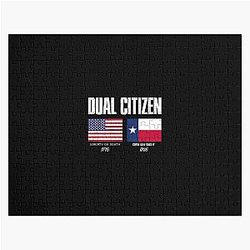 Dual Citizen Texas Independence War Liberty Vintage Jigsaw Puzzle