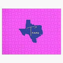 Blue Texas San Antonio Austin Gift Jigsaw Puzzle