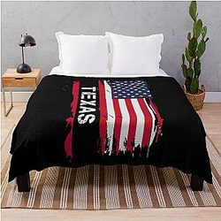 Texas Flag Throw Blanket