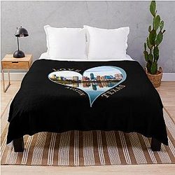 Love Austin Texas Throw Blanket