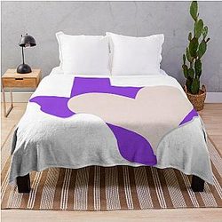 Texas Heart Throw Blanket