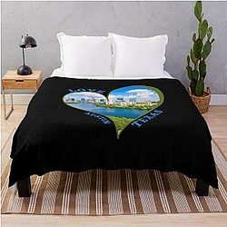 Love Austin Texas Throw Blanket