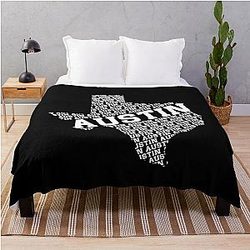 Austin Texas Throw Blanket