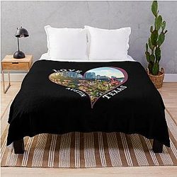 Love Austin Texas Throw Blanket