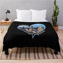 Love Austin Texas Throw Blanket