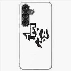 Texas State Design Abstract Texas Lettering Graphic Gift Map Samsung Galaxy Soft Case