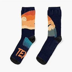 Texas Longhorn Sunset Socks