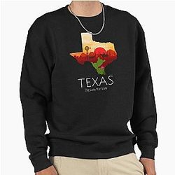 Texas, The Lone Star, State Proud Motto product Pullover Sweatshirt