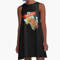 Pure Texan A-Line Dress from Marfa, Texas