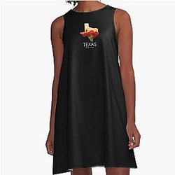 Texas Proud The Lone Star State Product A-Line Dress