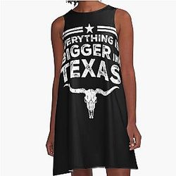 Everything is Bigger in Texas Aline Dress
