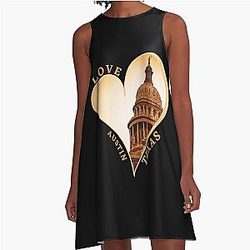 Austin Texas A-Line Dress