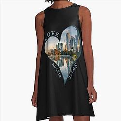 Love Austin Texas A Line Dress