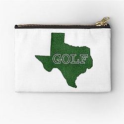 Golf Texas Zipper Pouch