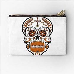 Texas Muerte Zipper Pouch