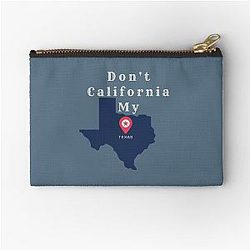 Don California My Texas Zipper Pouch
