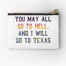 Texas Pride Zipper Pouch