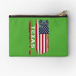Texas Flag Zipper Pouch