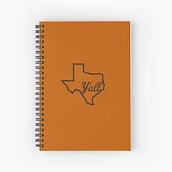 Texas Spiral Notebook