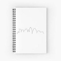 Austin Texas City Skyline Spiral Notebook