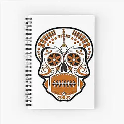 Texas de la Muerte Spiral Notebook