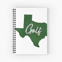 Golf Spiral Notebook