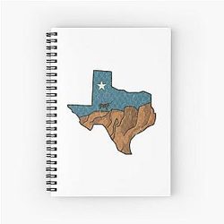 Vintage Texas State Longhorns Notebook