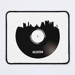 Austin Texas Vinyl Mousepad