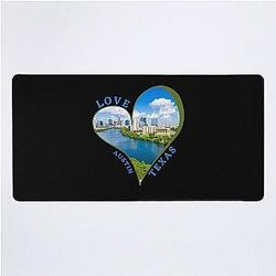 Love Austin Texas Desk Mat