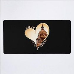 Love Austin Texas Desk Mat