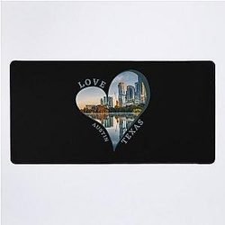 Love Austin Texas Desk Mat