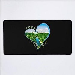 Love Austin Texas Desk Mat